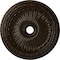 Ekena Millwork Viceroy Ceiling Medallion (Fits Canopies up to 4 7/8"), 35 1/8"OD x 4 7/8"ID x 2 1/2"P, Bronze CM35VIBZS - alternate 1